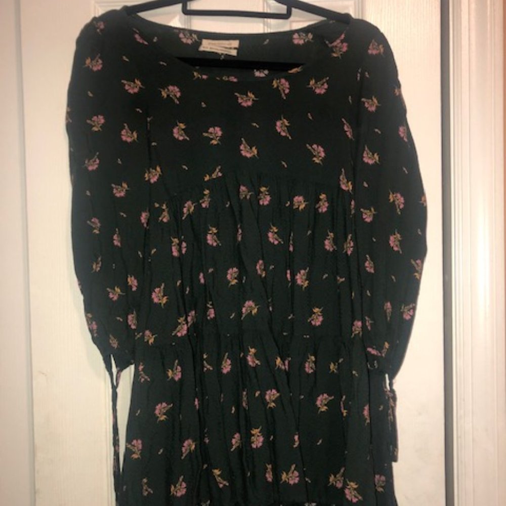 Floral Print Baby Doll Dress, Urban Outfitters